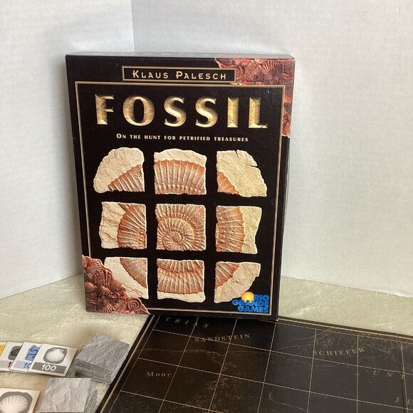 Fossil Puzzle Board Game by Klaus Palesch Rio Grande Games 1998 Complete - Picture 7 of 9